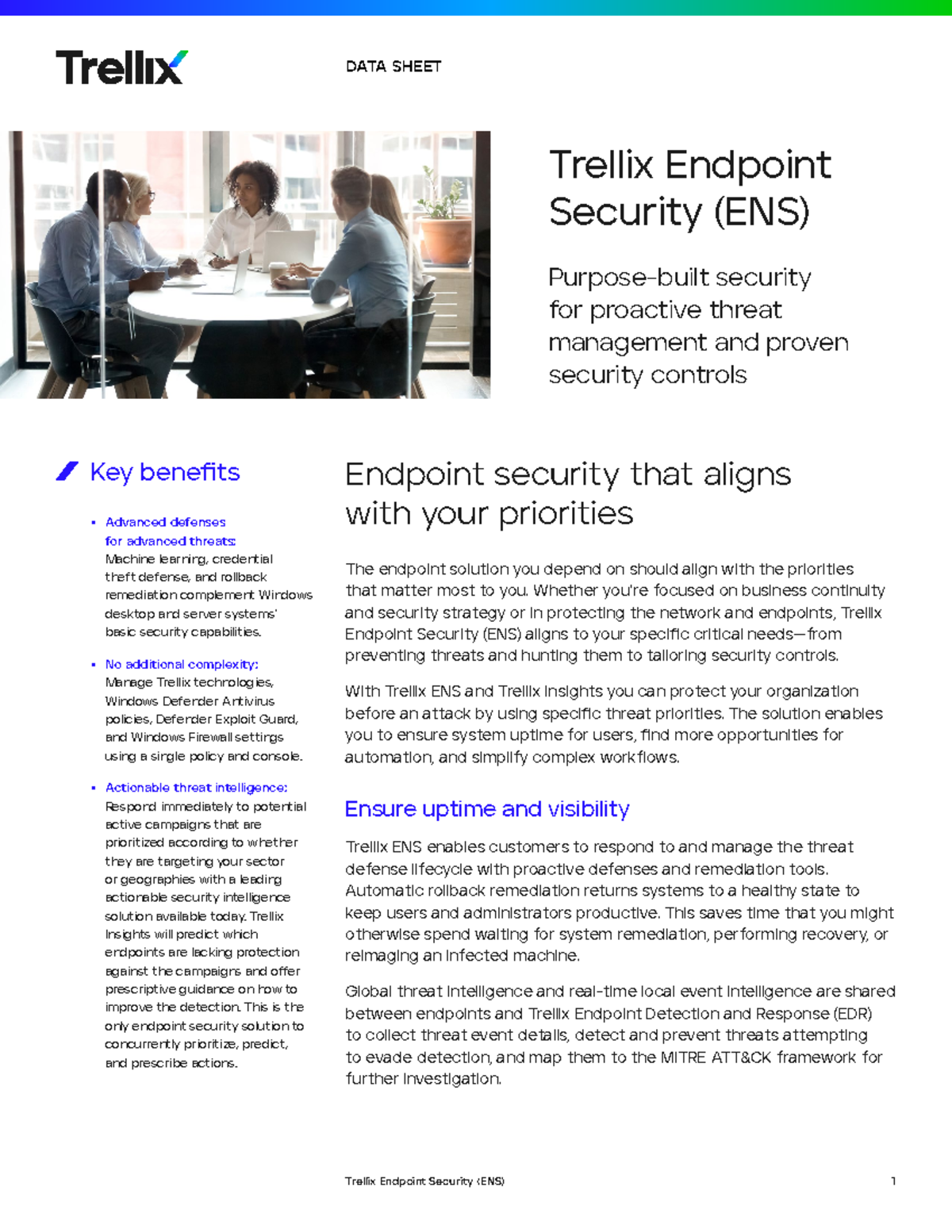 Trellix Endpoint Security Datasheet - Key Benefits Advanced Defenses ...