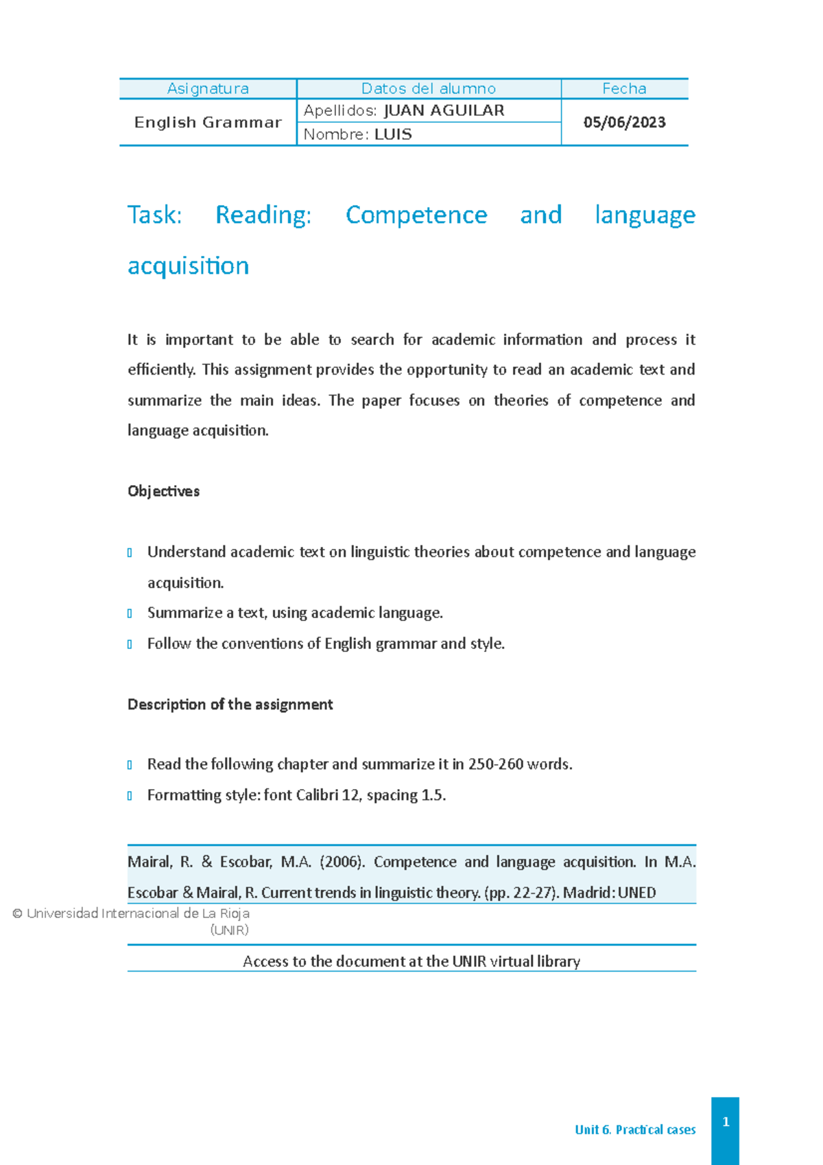 28092020 75939 t6 act3englishgrammar - Asignatura Datos del alumno ...