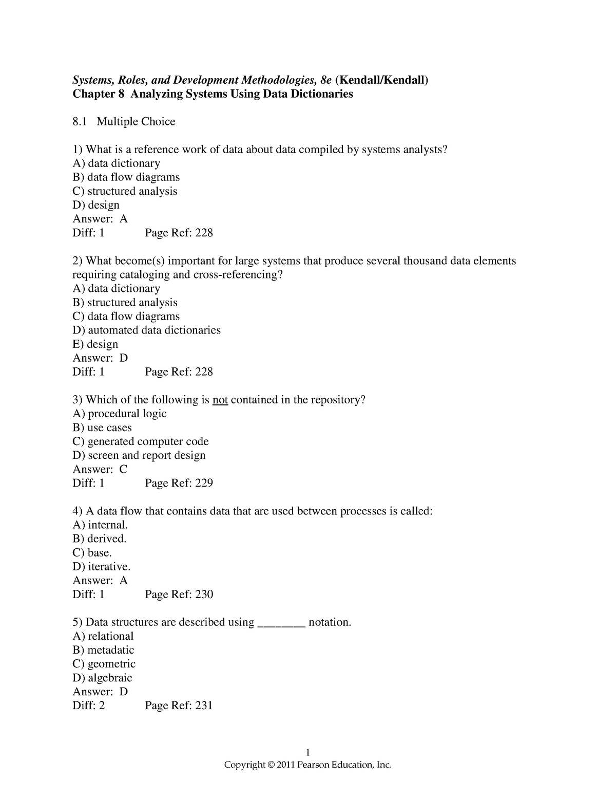 system analysis and design case study questions and answers