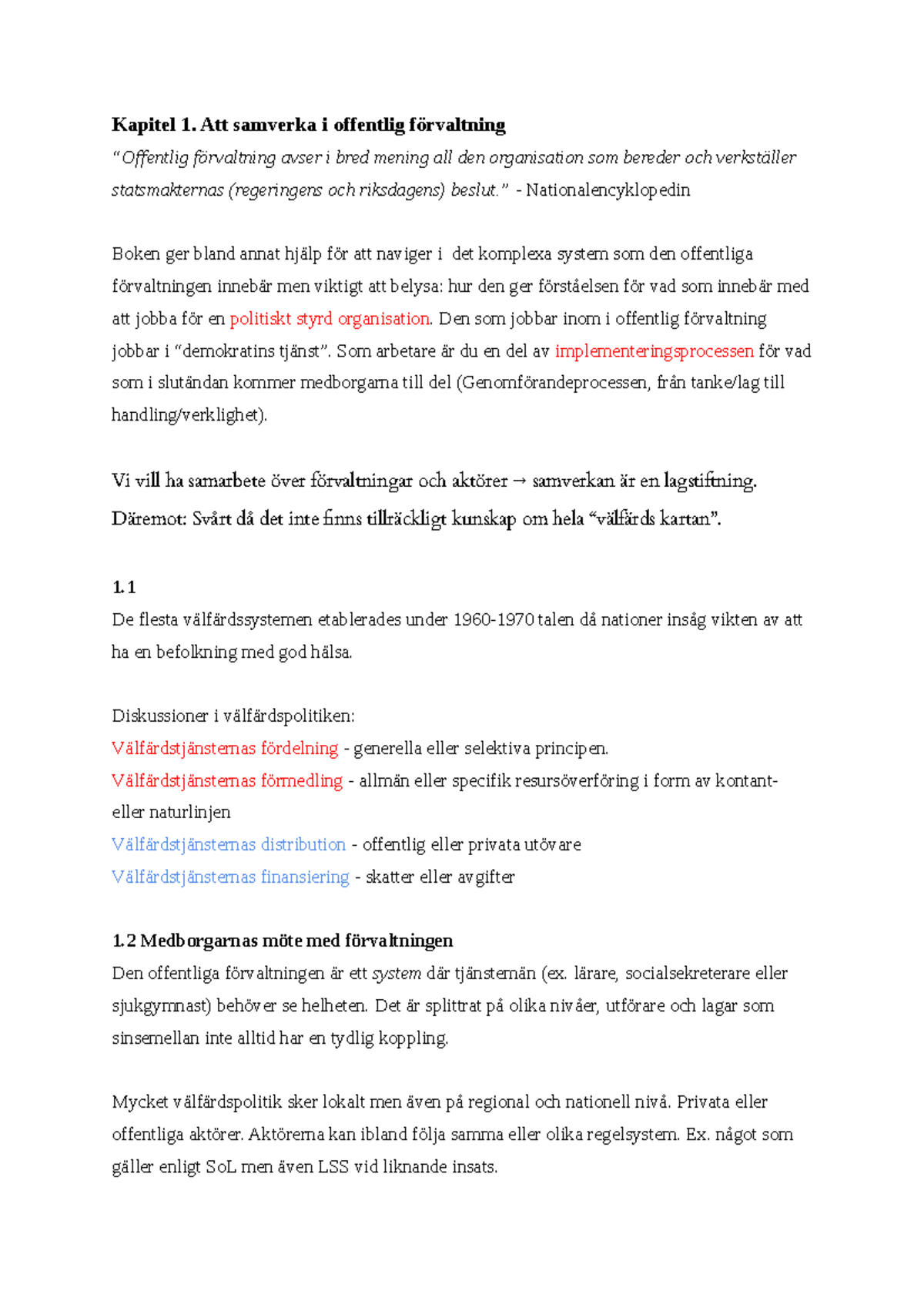Vår offentliga förvaltning (Boken) - Kapitel 1. Att samverka i ...
