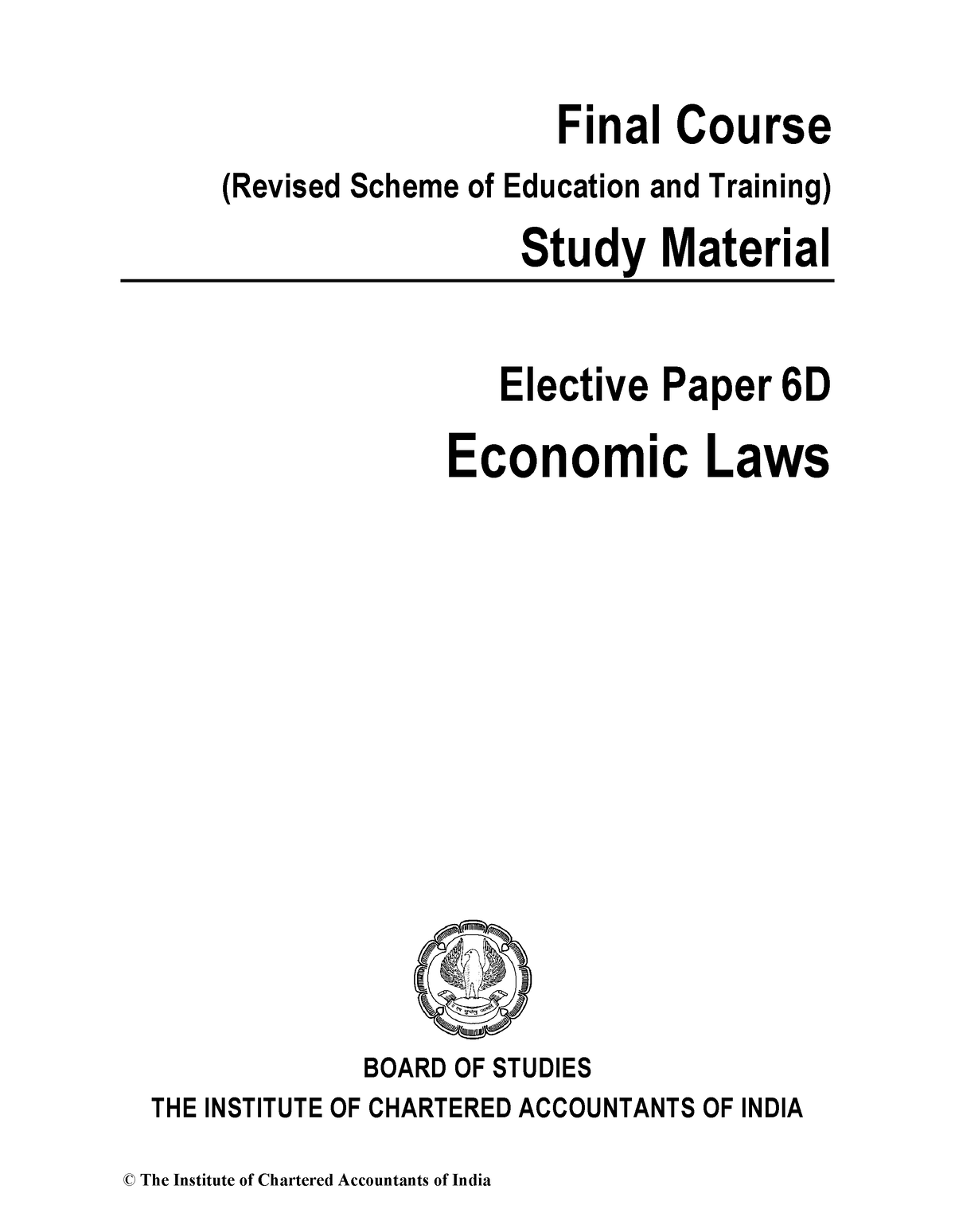 Initial Pages - Final Course (Revised Scheme of Education and Training ...