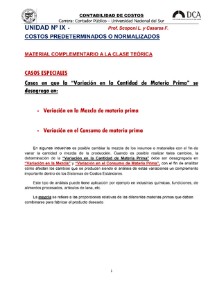 Unidad 1 - UNIDAD 1 | LA TEORÍA GENERAL DEL COSTO Estrategia para el ...