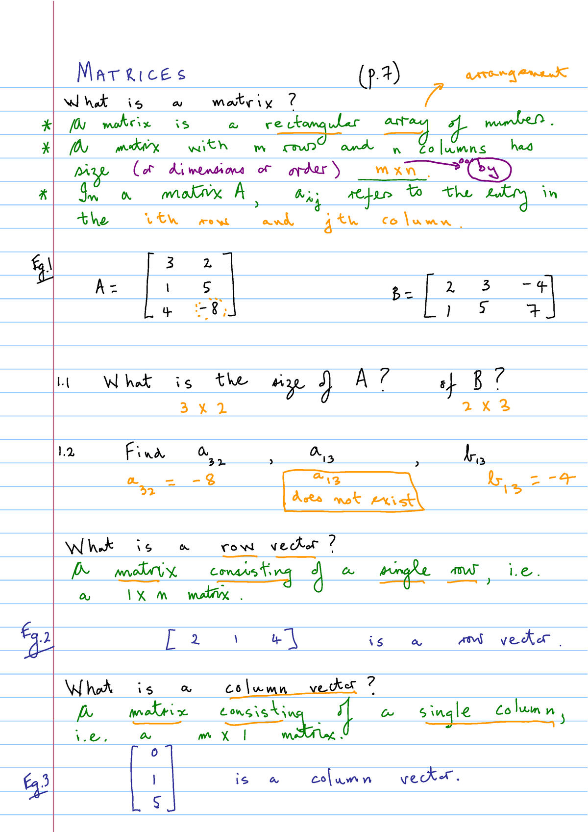 Matrices Linear Algebra Math Studocu