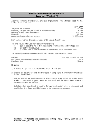 Chapter 1 Answer Intro To Management Accounting - BSB Introduction To ...