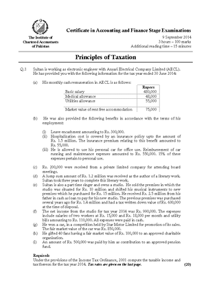 Sales Tax Notes By Sir Khalid Petiwala Caf 02 Taxation Studocu