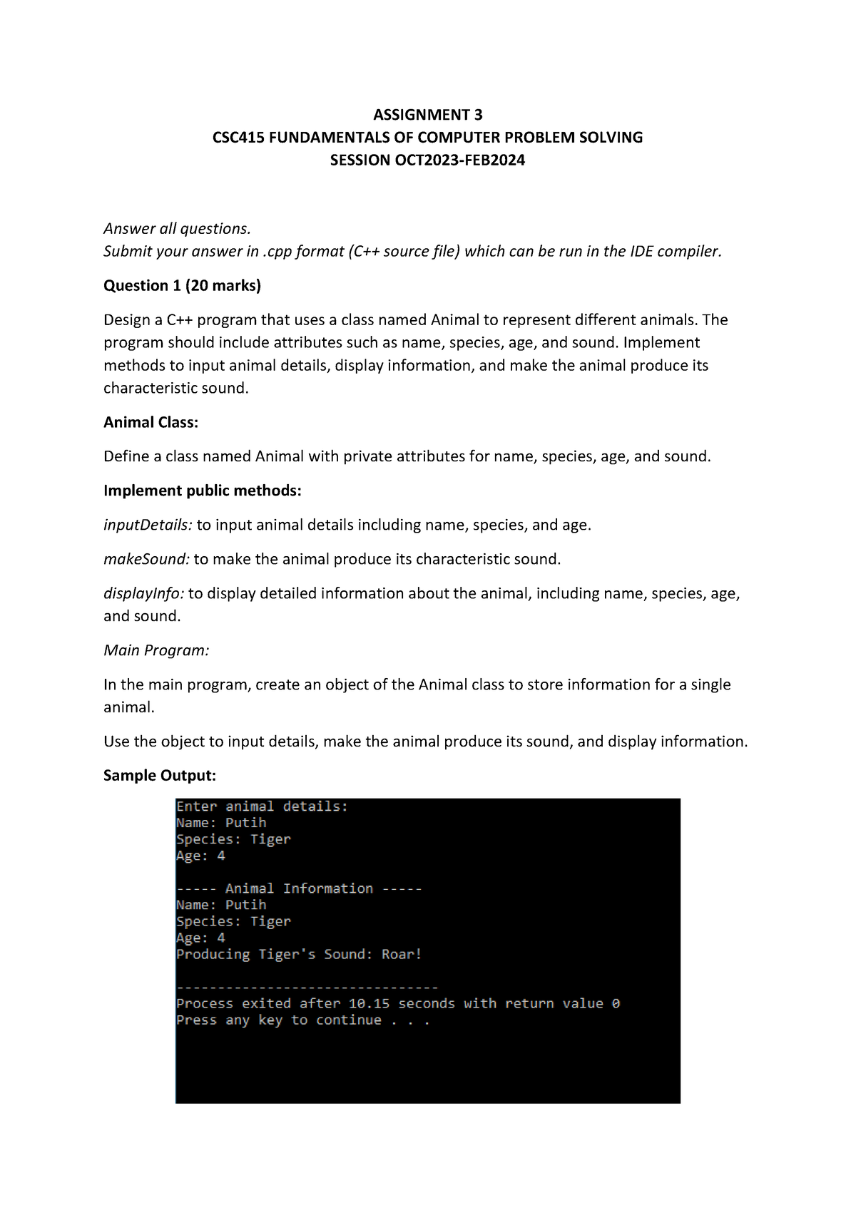 fundamentals of computer problem solving uitm