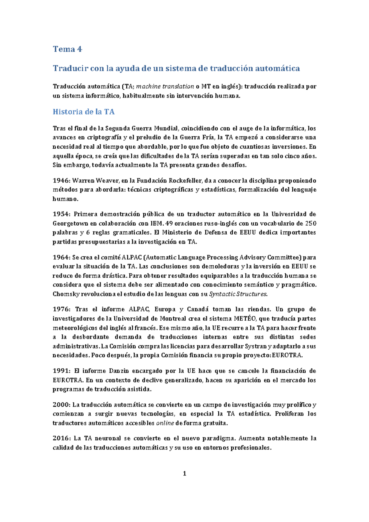 HIT 4 TA 2022 informatica Tema 4 Traducir con la ayuda de un