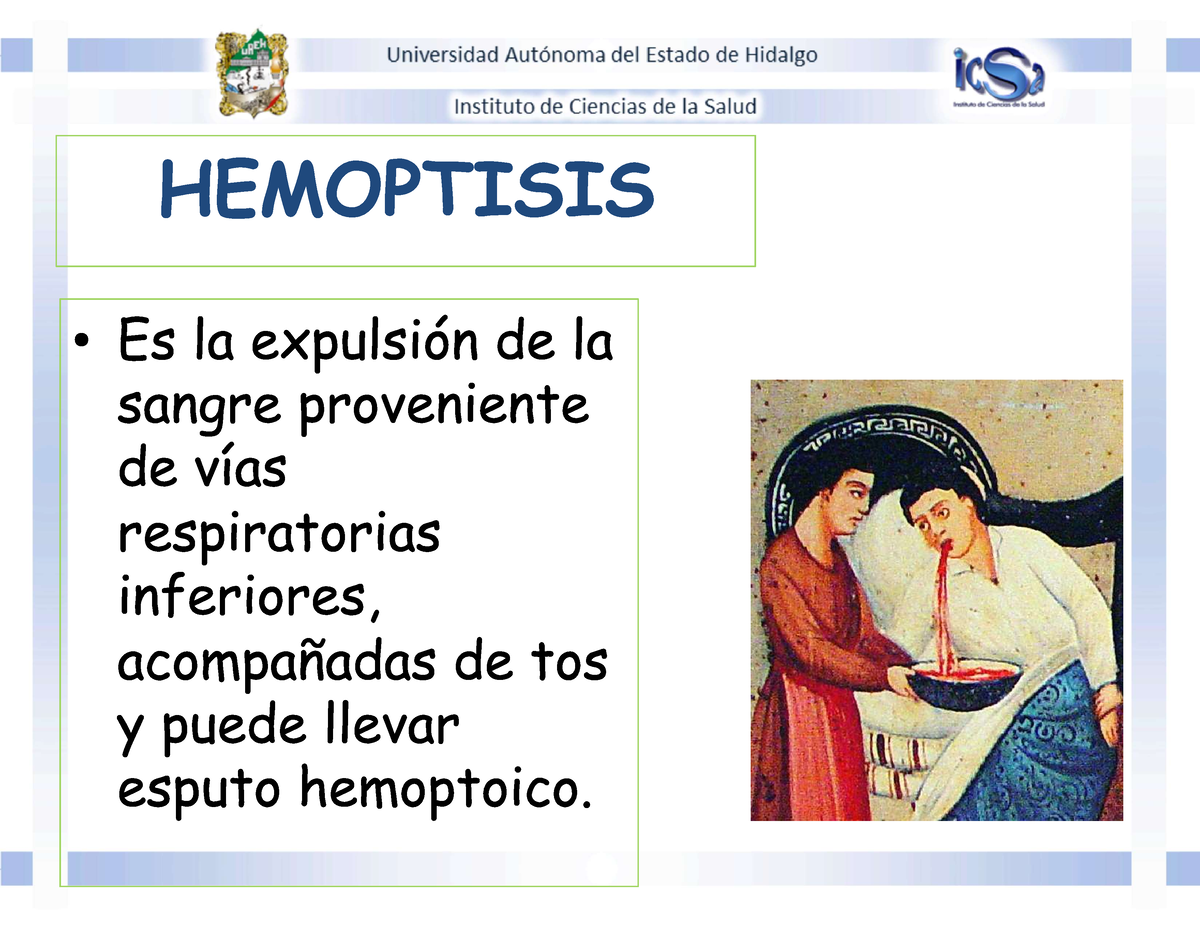 Hemoptisis - Software 4 - Studocu