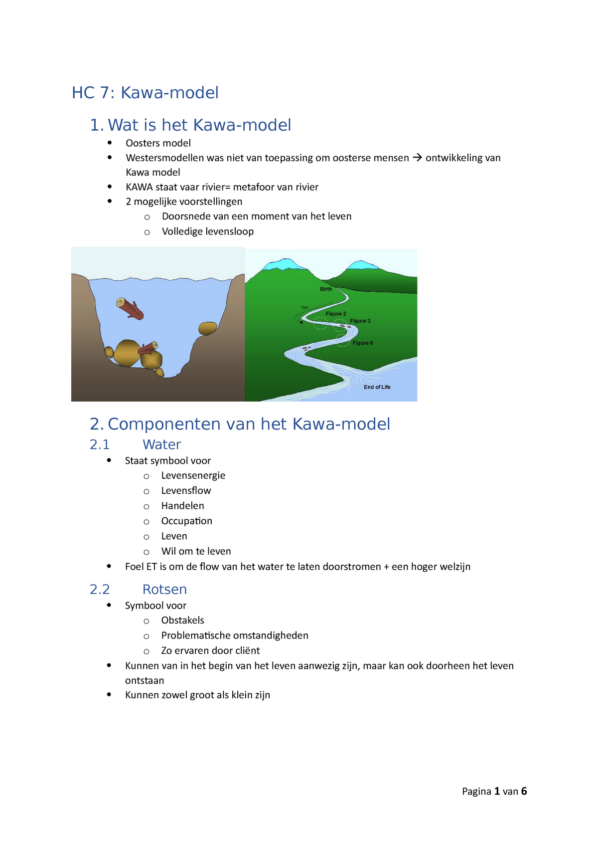 Hoorcollege Kawa Model Hc 7 Kawa Model 1 Is Het Kawa Model Oosters Model Westersmodellen Studocu