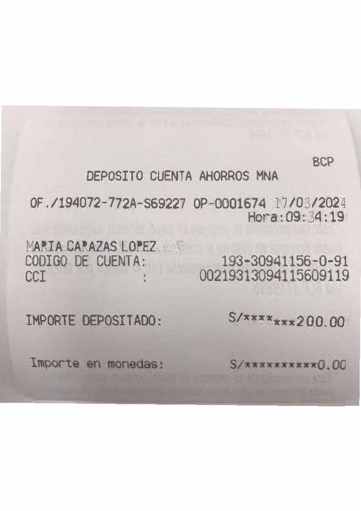 Boucher 3 - PAGOS - Contabilidad Y Dinamica Contable - BCP DEPOSITO ...
