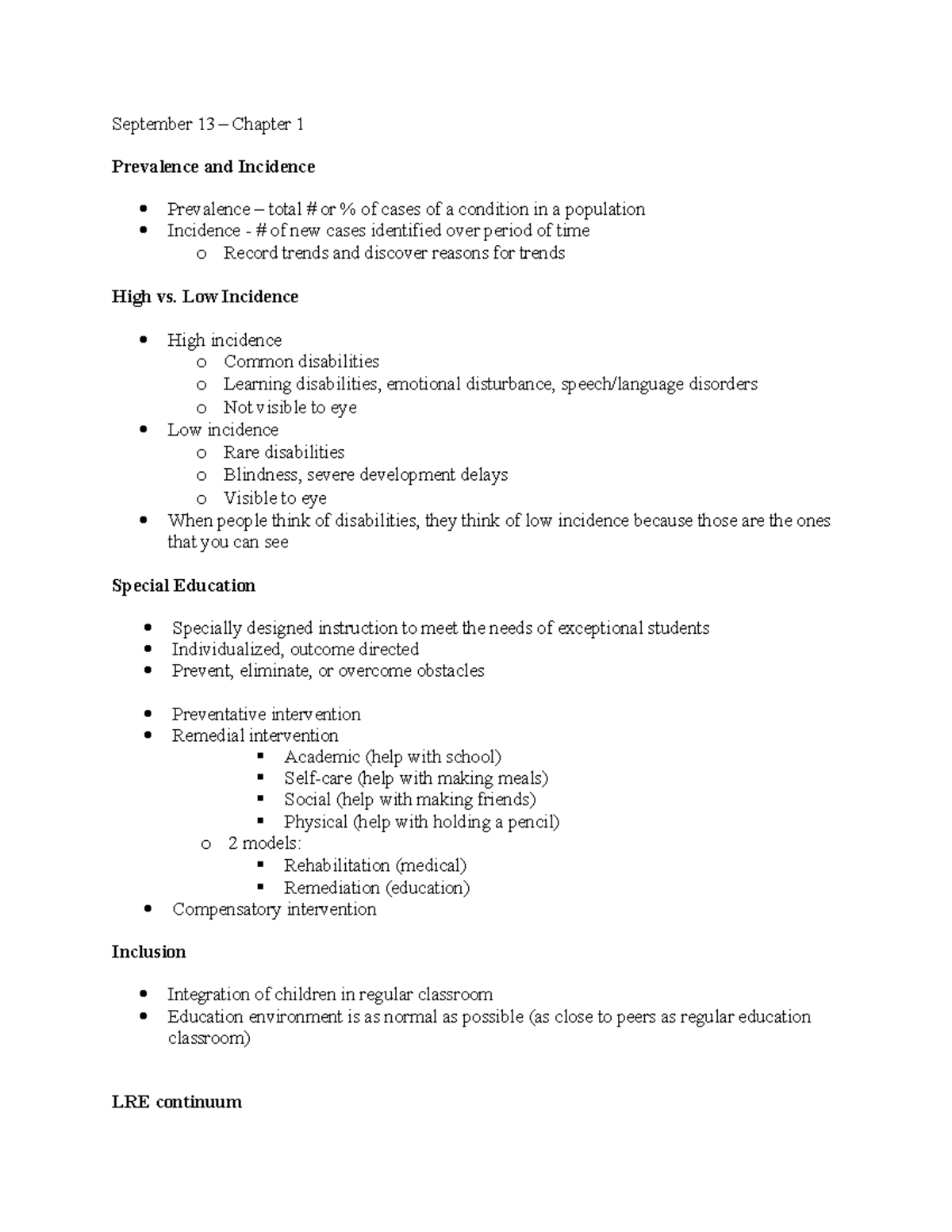 1 - description of CSL - chapter 1 - September 13 – Chapter 1 ...