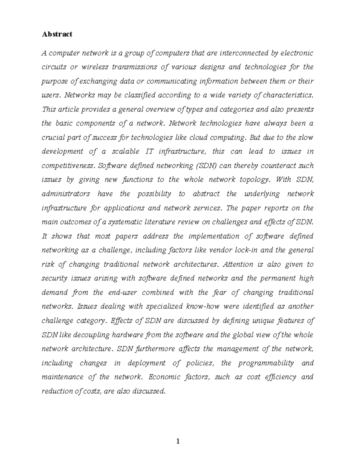 Seminar paper on ethical Hacking - Abstract A computer network is a ...