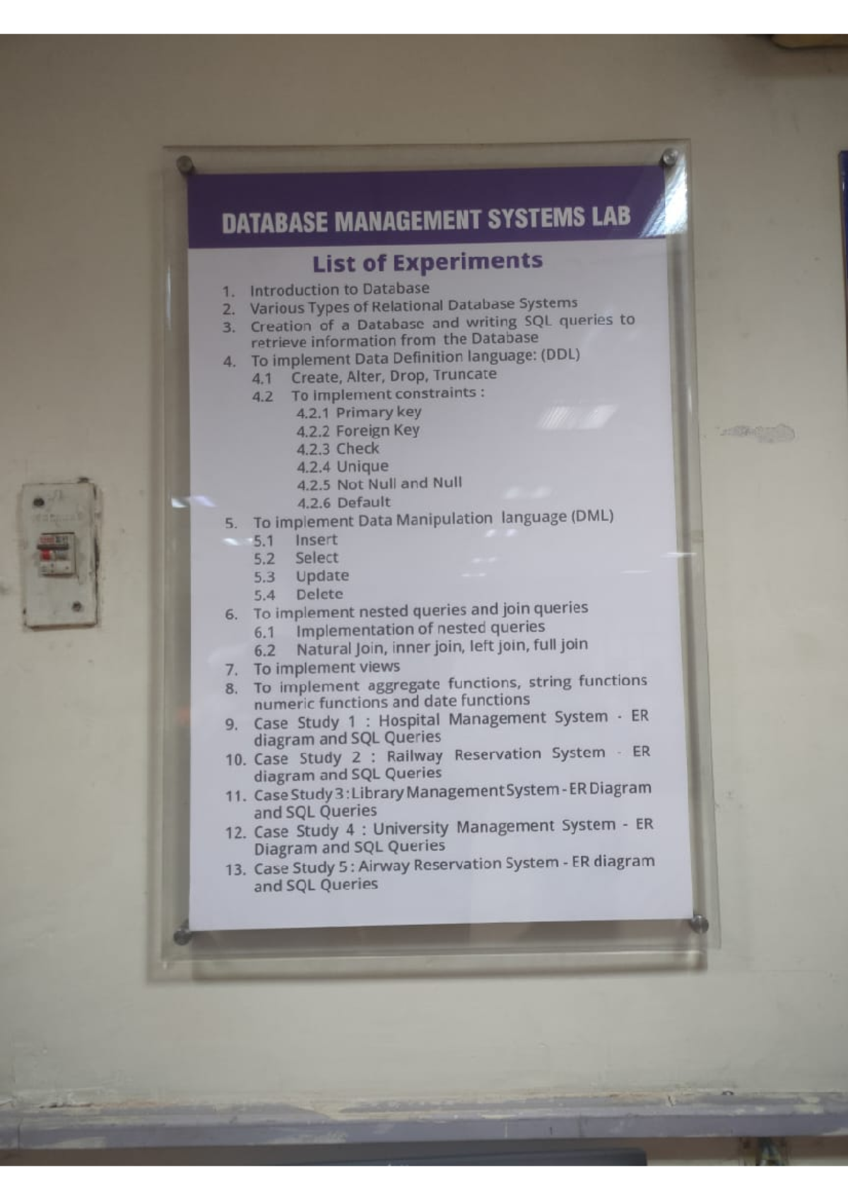 dbms-exp-list-database-management-system-studocu