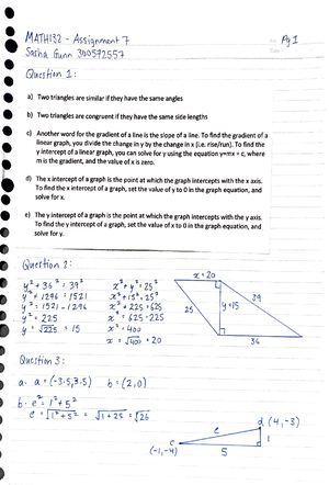 MATH132 Test 2 - Introduction To Mathematical Thinking - Studocu