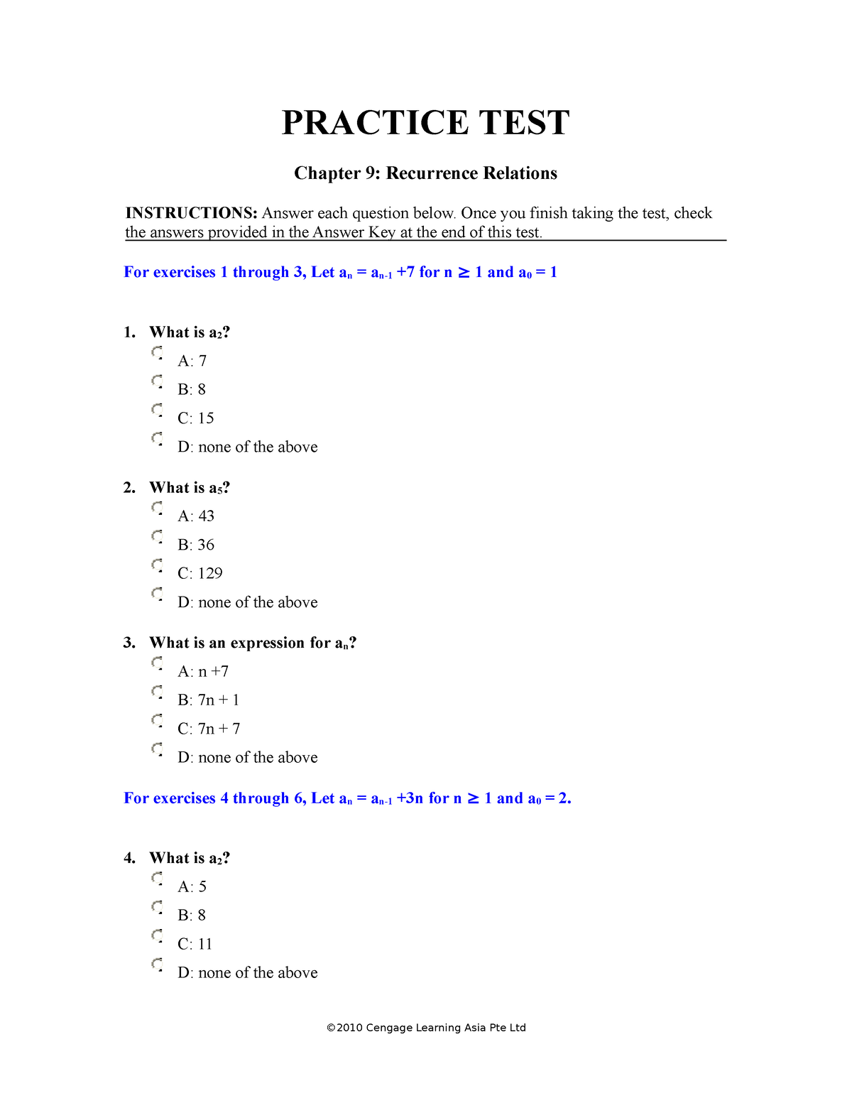 chapter-9-practice-test-practice-test-chapter-9-recurrence-relations