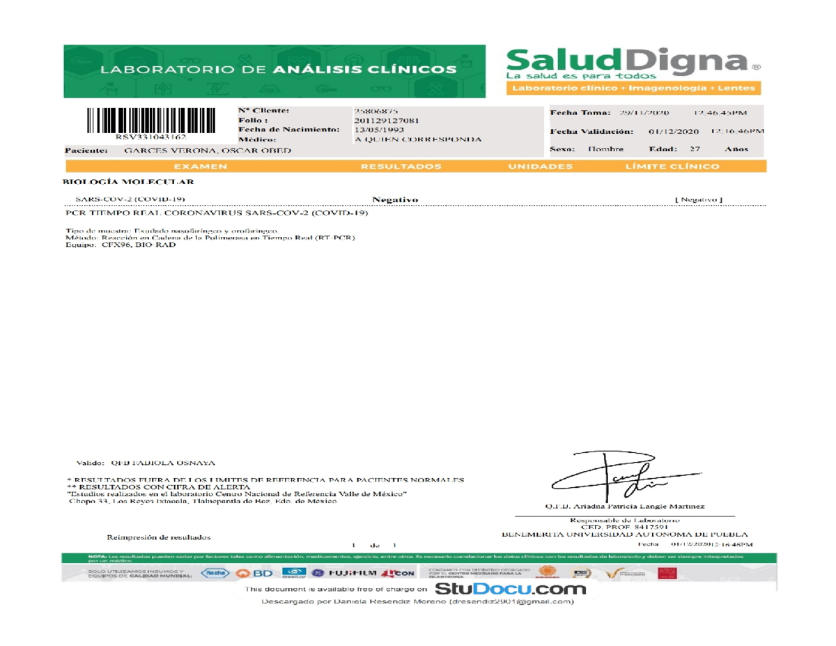Resultados-salud-digna Editable - Medicina - Studocu
