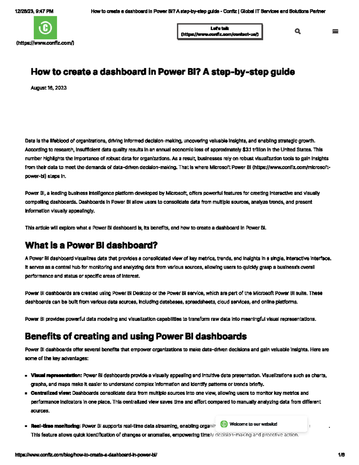 Power BI Dash Board 3 - Modern Data Analysis Methods - Studocu