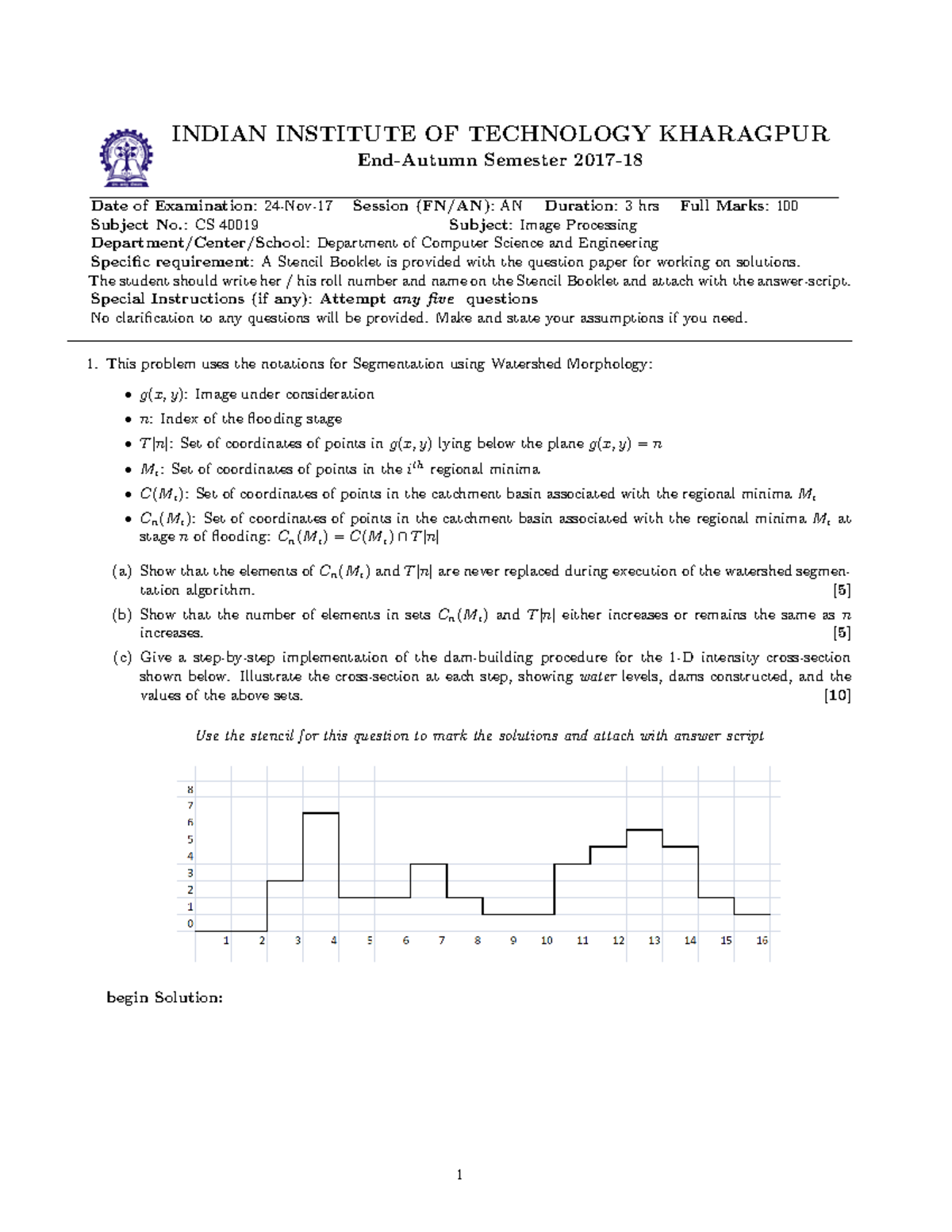 Exam 29 September 2016, Questions And Answers - INDIAN INSTITUTE OF ...