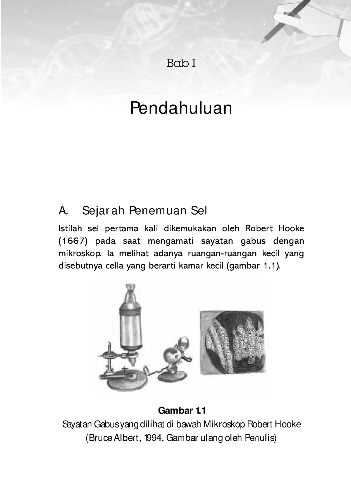 Sejarah Penemuan Sel - Bab I Pendahuluan A. Sejar Ah Penem Uan Sel ...