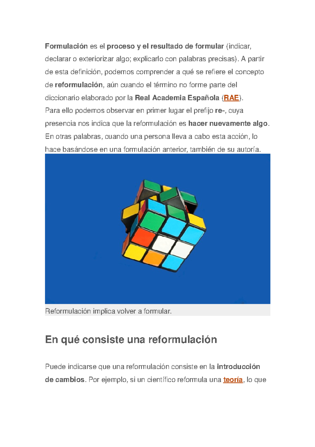 Formulación - Conceptos - Formulación es el proceso y el resultado de ...