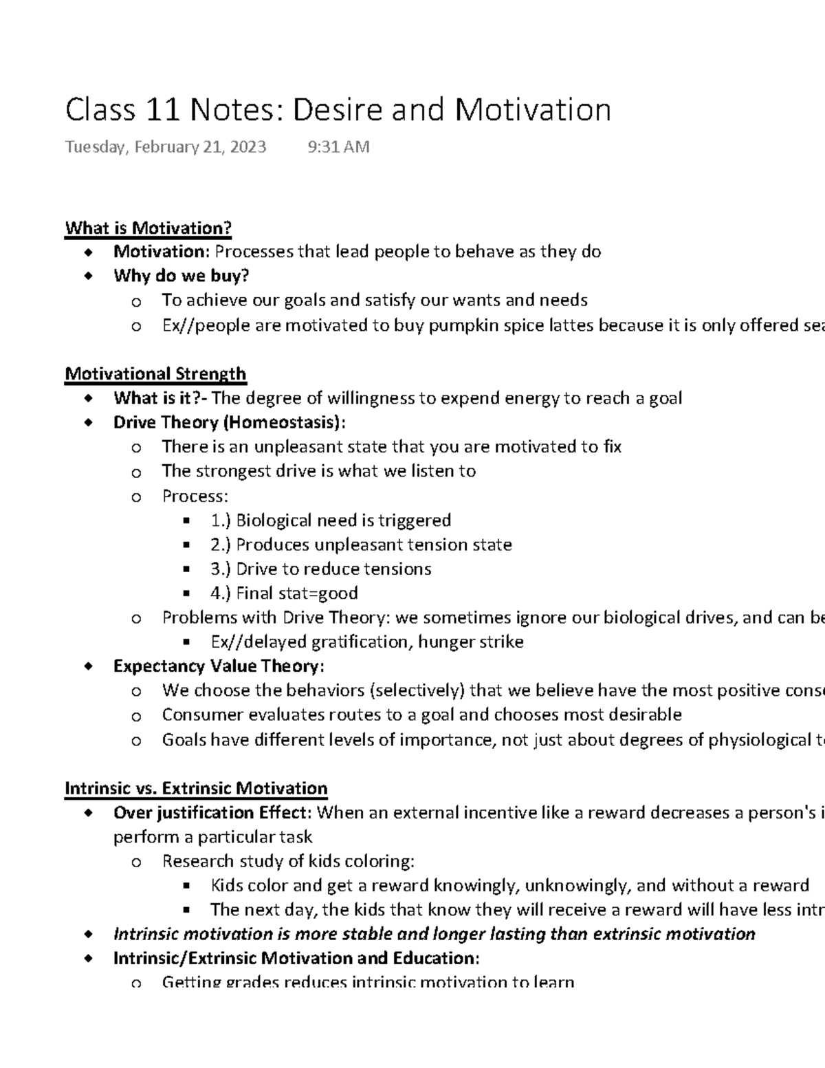 class-11-notes-desire-and-motivation-what-is-motivation-motivation