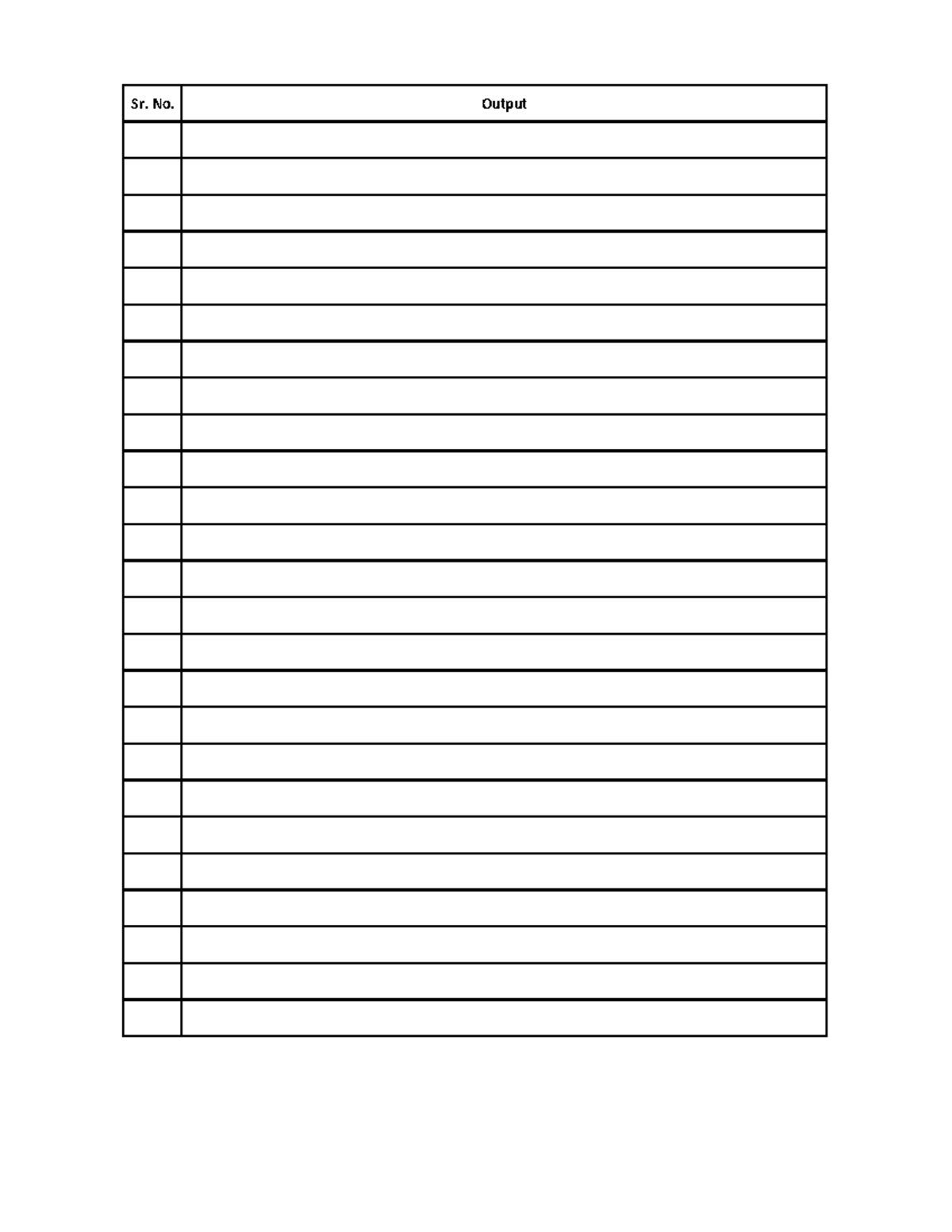 1 pdf note ruled + blank - Bachelors's in Computer Application - Sr. No ...