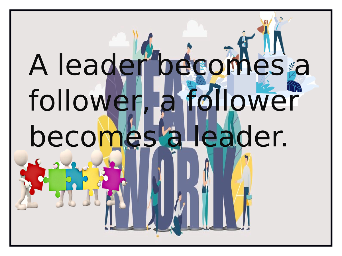 do you want to be a leader or a follower why essay brainly
