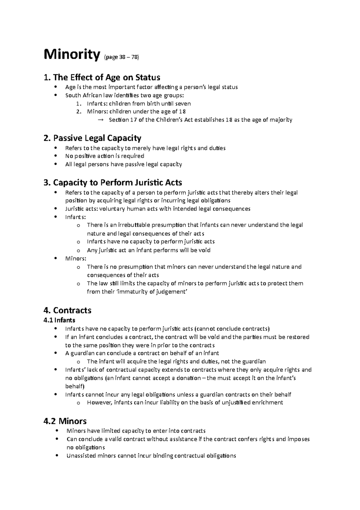 Minority Summary With Cases And Explanations Interpretation Of Law