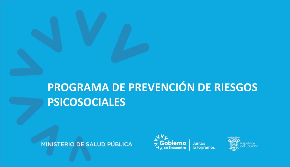 Riesgo Psicosocial 2022 - PROGRAMA DE PREVENCI”N DE RIESGOS ...