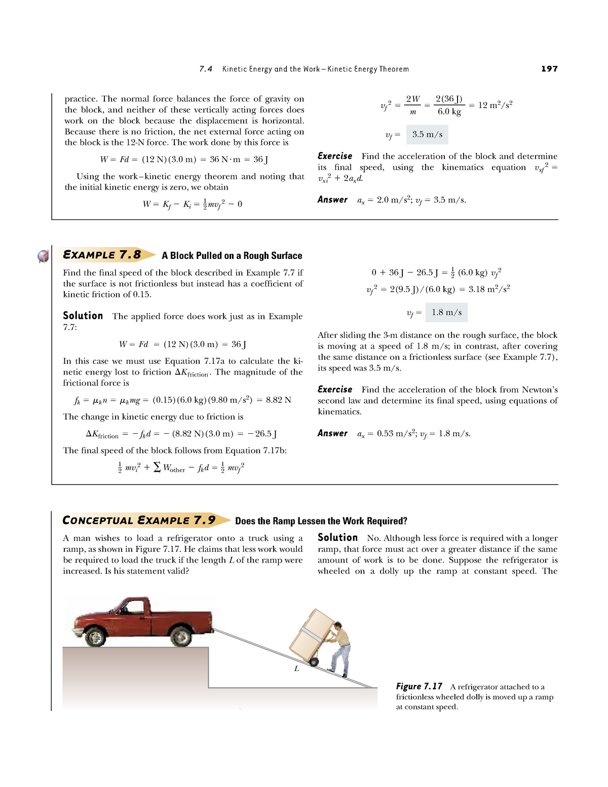 Fundamentals Of Physics -11 - 7 Kinetic Energy And The Work – Kinetic ...