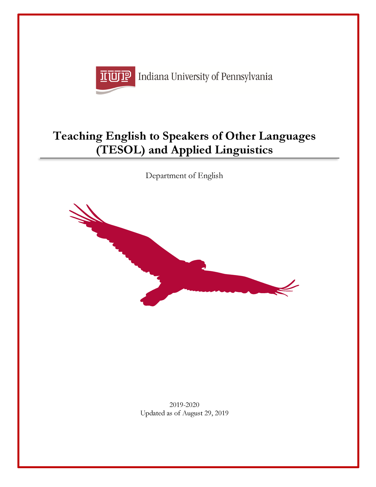 2019 2020 Tesol And Applied Linguistics Ma - Teaching English To ...