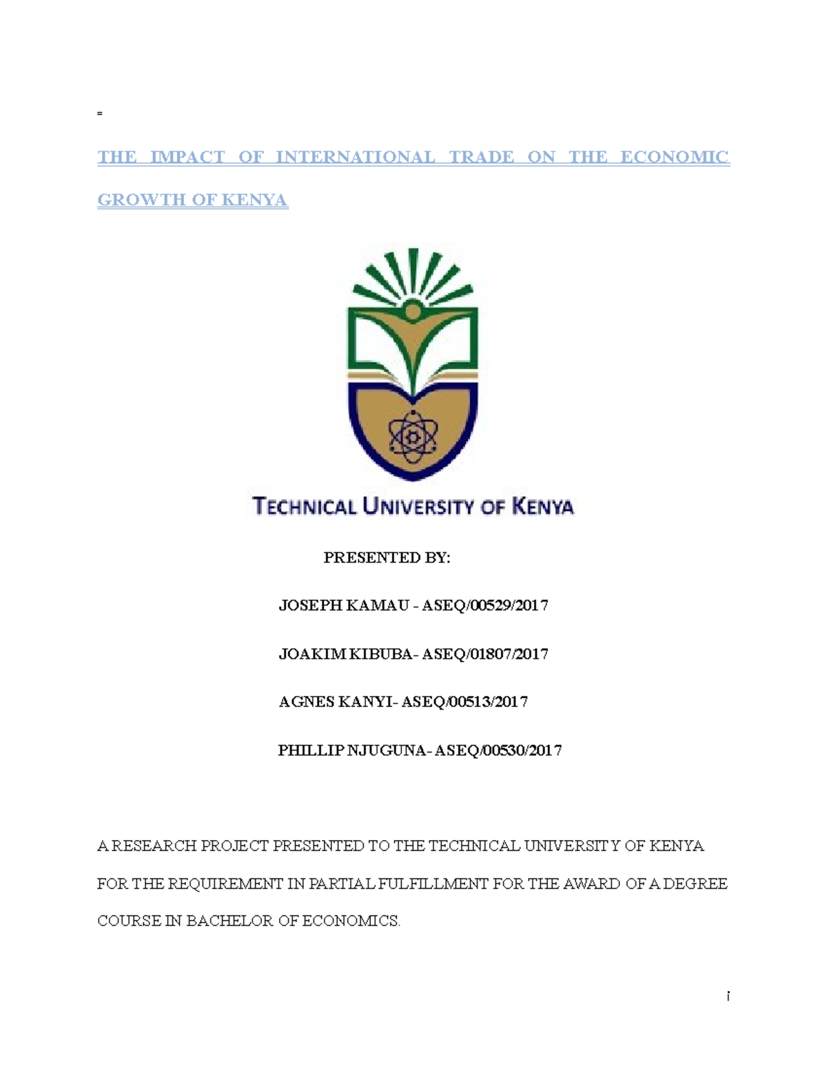 Impact OF International Trade ON THE Economic Growth OF A Country ...