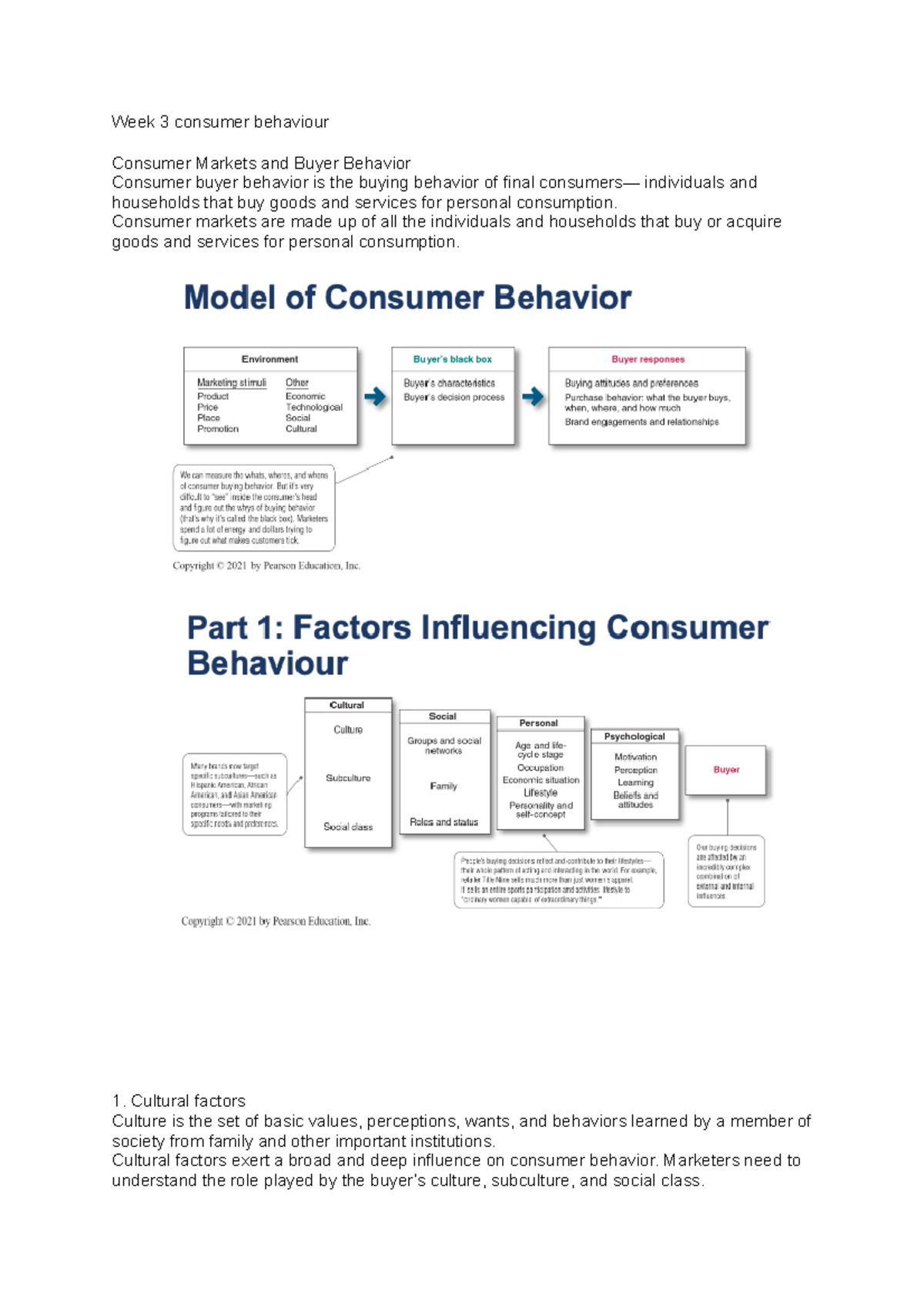 Week 3 Consumer Behaviour - Week 3 Consumer Behaviour Consumer Markets ...