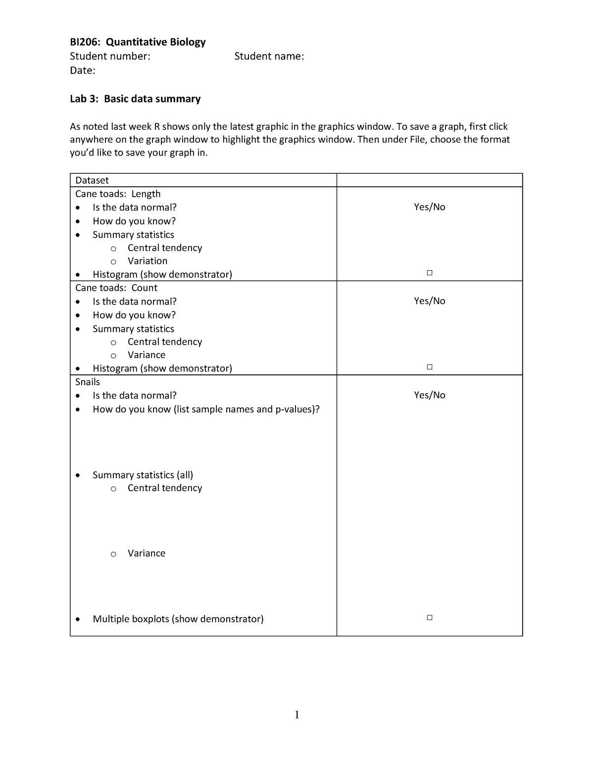 BI206 Lab 3 - Basic data summary - BI206: Quantitative Biology Student ...