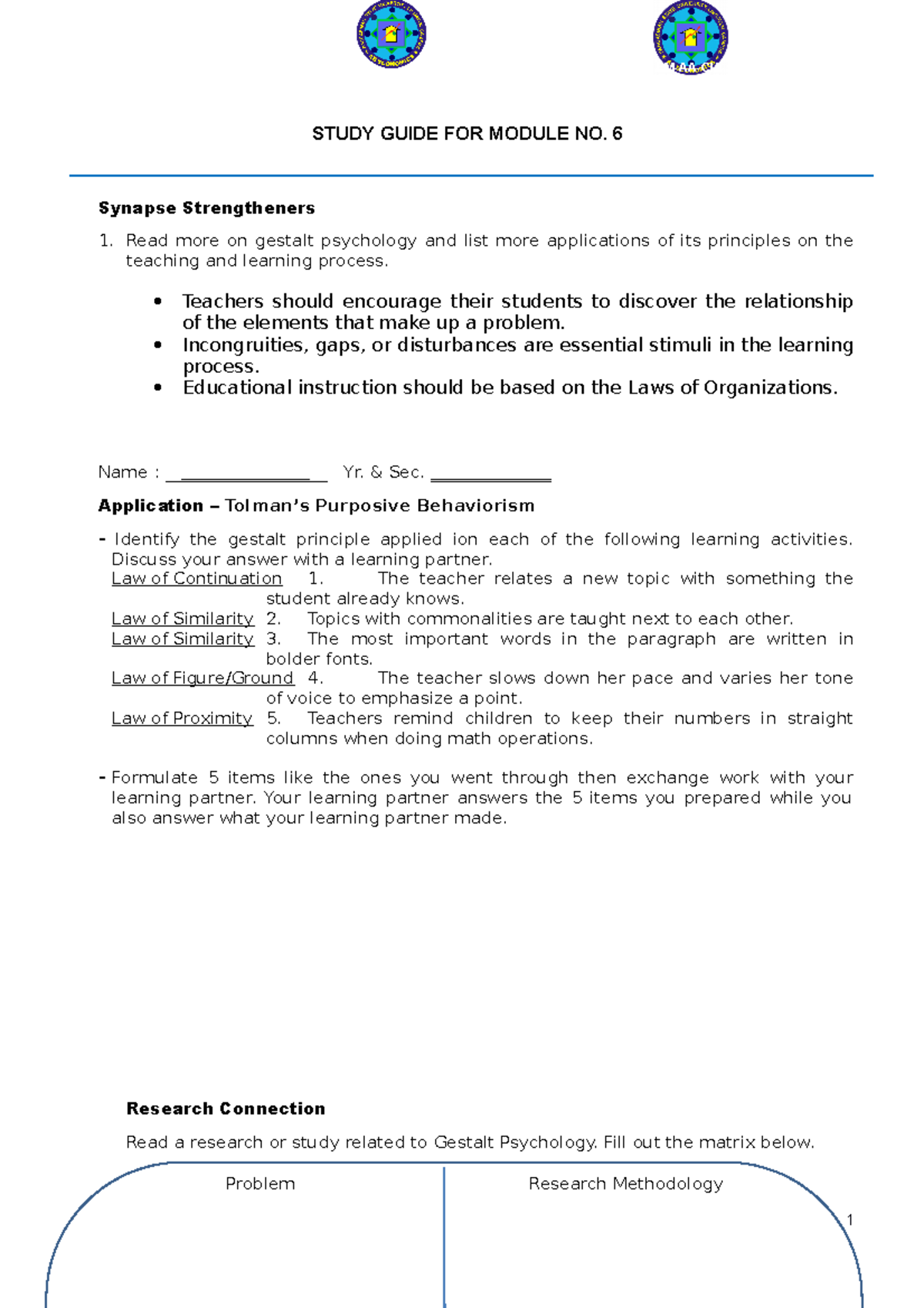Facilitating And Learner Centered Teaching Module 6 Facilitating Facilitating And Learner Centered Teaching Module 6 Facilitating