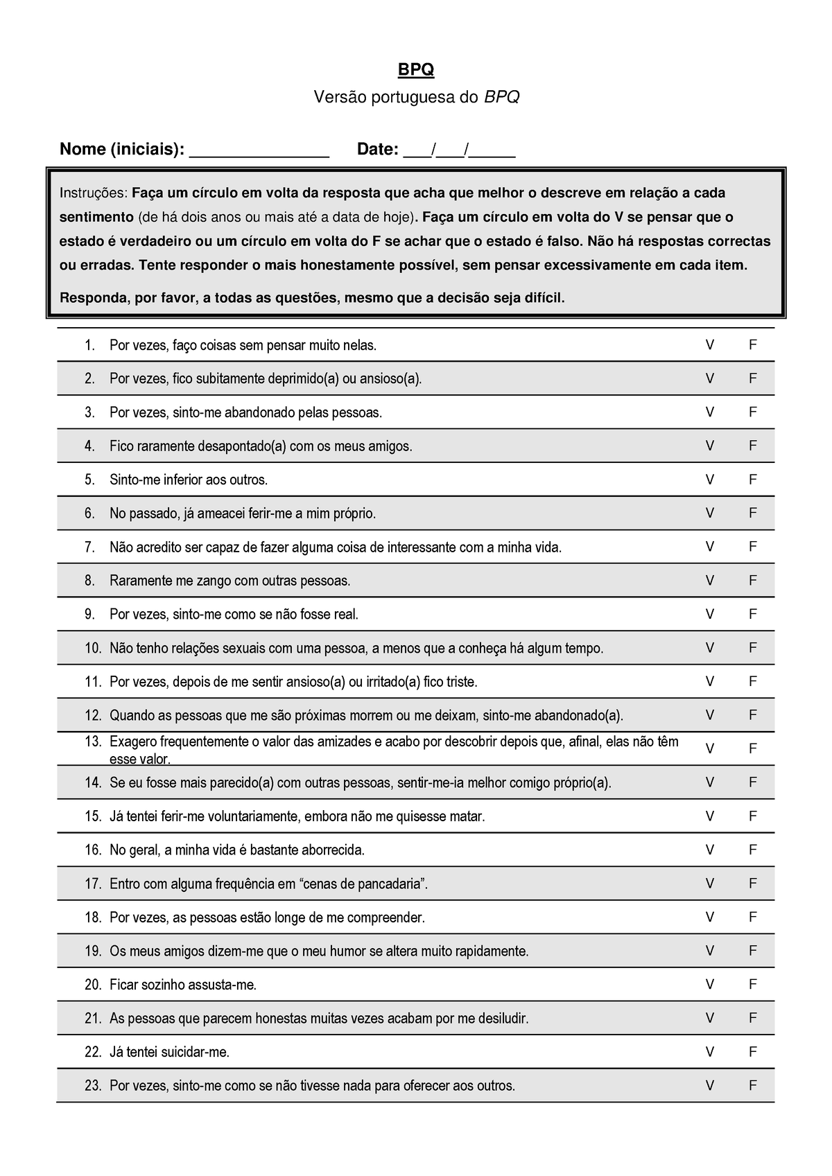 El xD test Teste de Espectro Borderline Resultados: idade/ de qricho de V;  açã Emes Seus sintomas borderline são muito altos. - iFunny Brazil