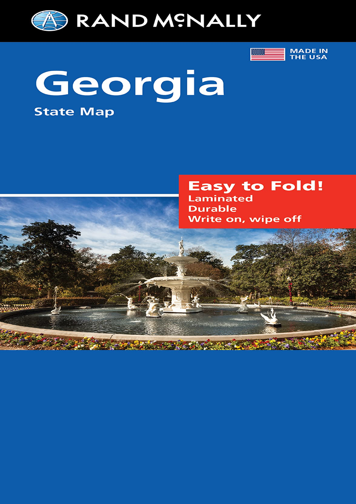 Download Book [PDF] Rand McNally Easy To Fold: Georgia State Laminated ...