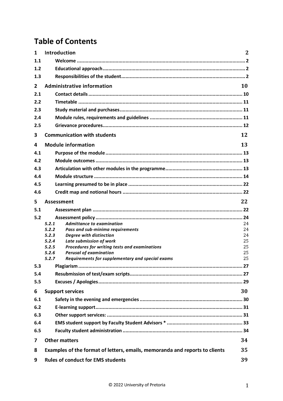 dissertation university of pretoria