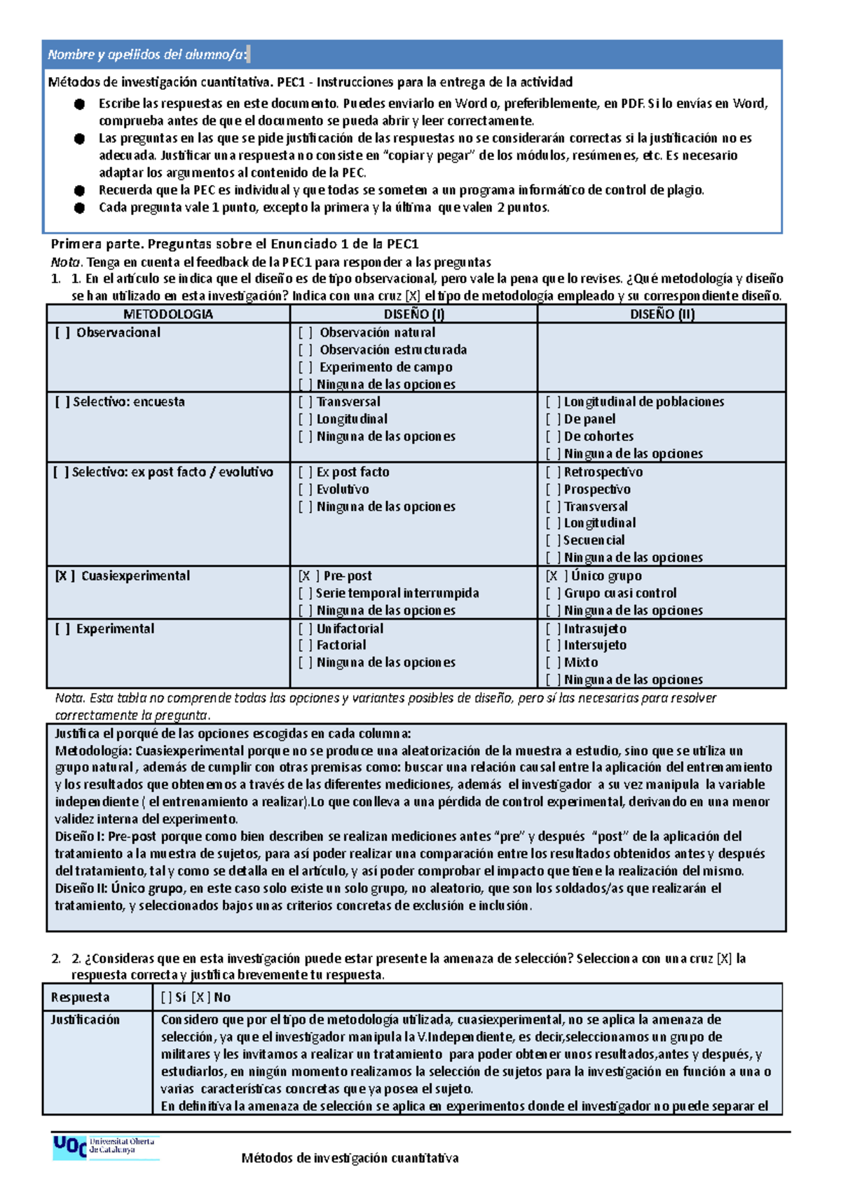 PEC2. MIQ. 2021-2022 2 - PEC 2 - nota B - Nombre y apellidos del alumno ...