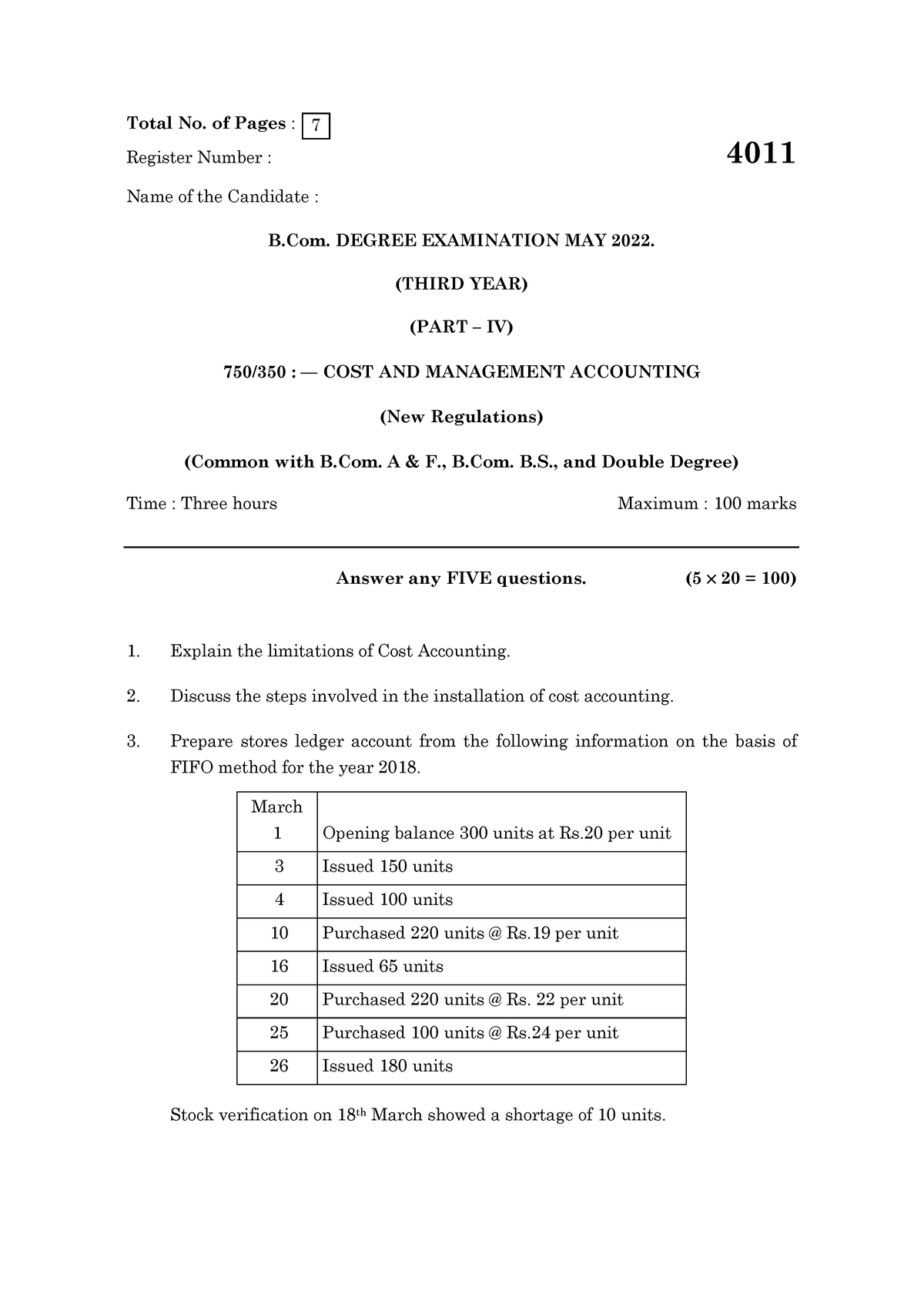 22 COST AND Management Accounting Financial Accounting Studocu