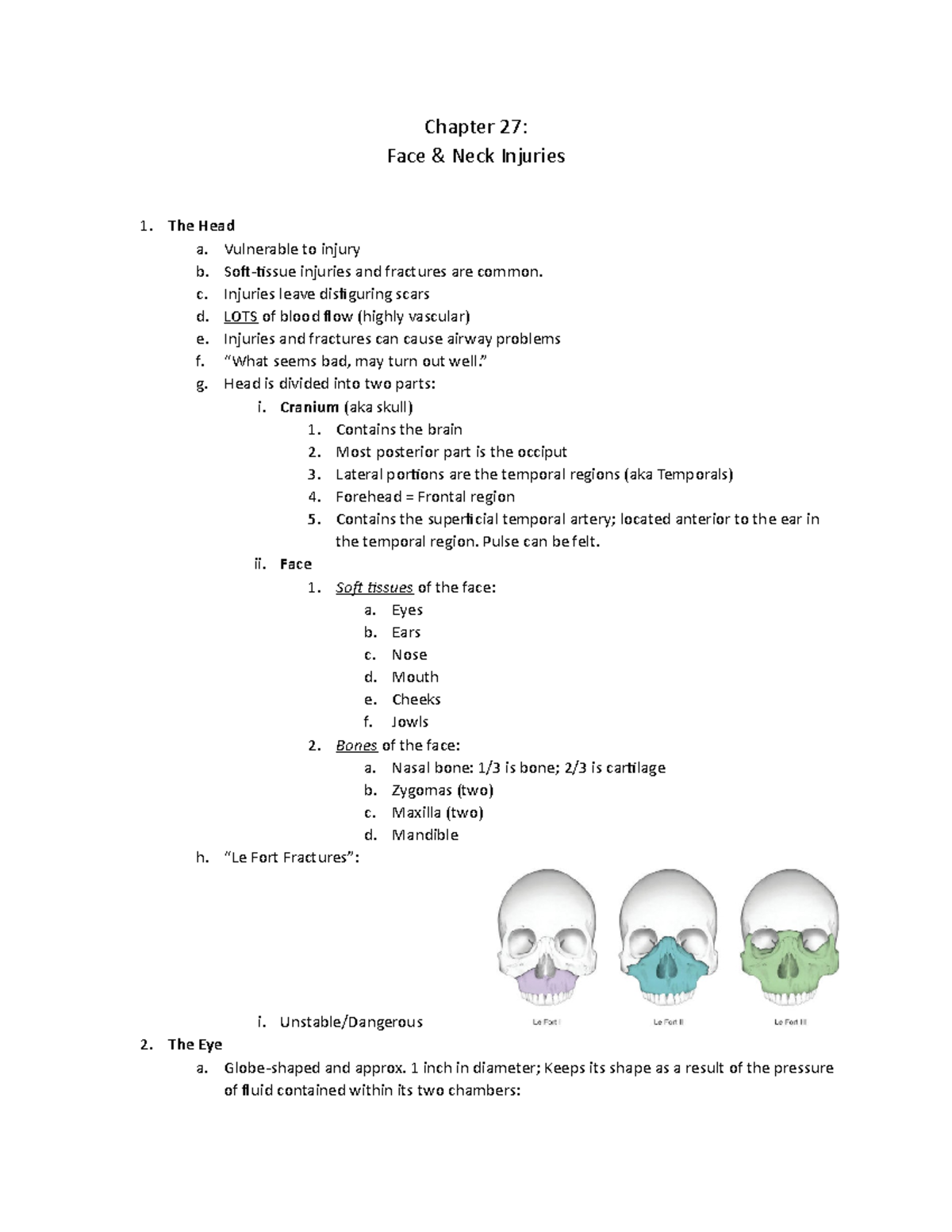 Chapter 27 Face And Neck Injuries - Chapter 27: Face & Neck Injuries ...