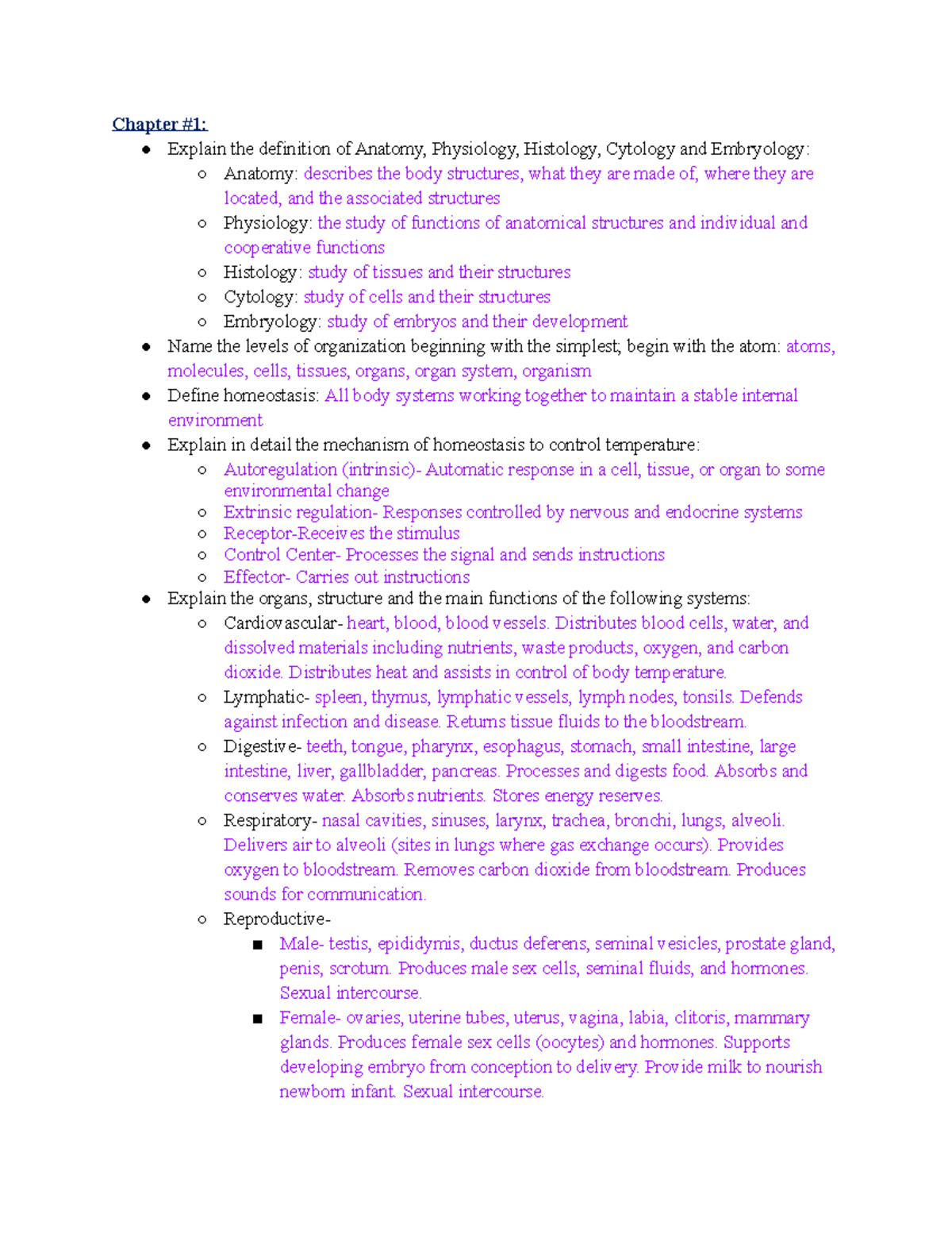 Anatomy and physiology notes pdf image