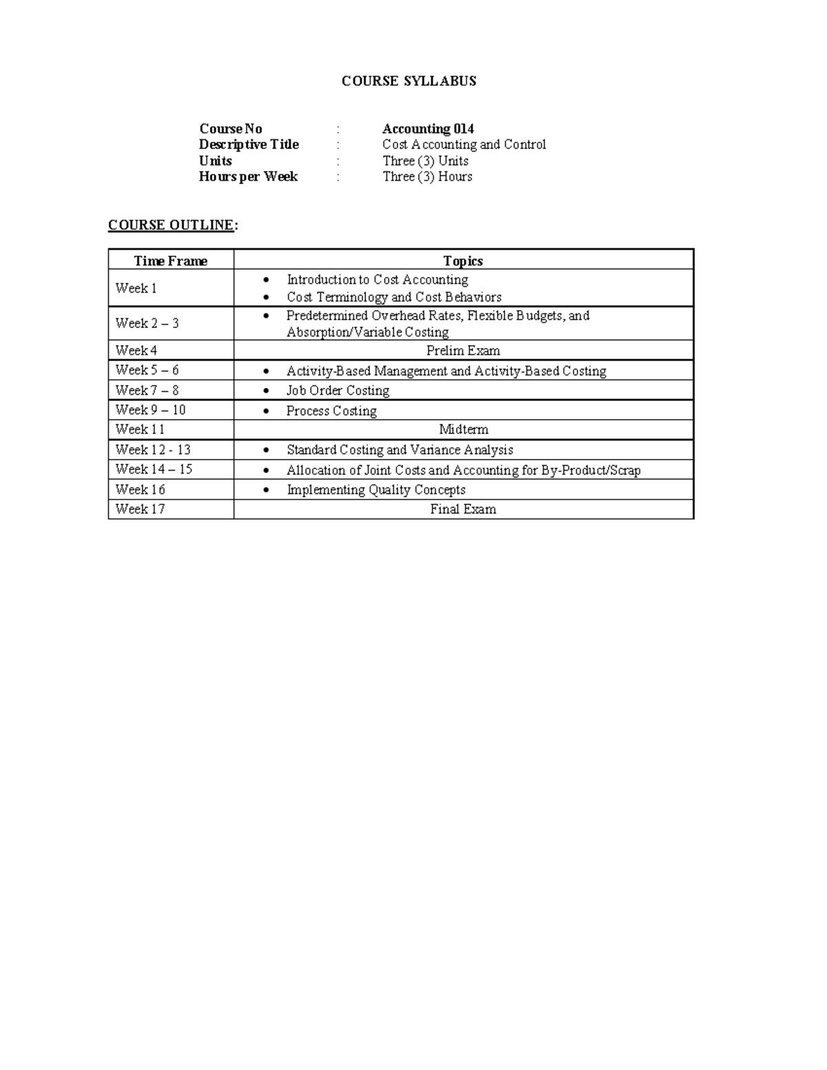 course-syllabus-cost-accounting-and-control-course-syllabus-course-no