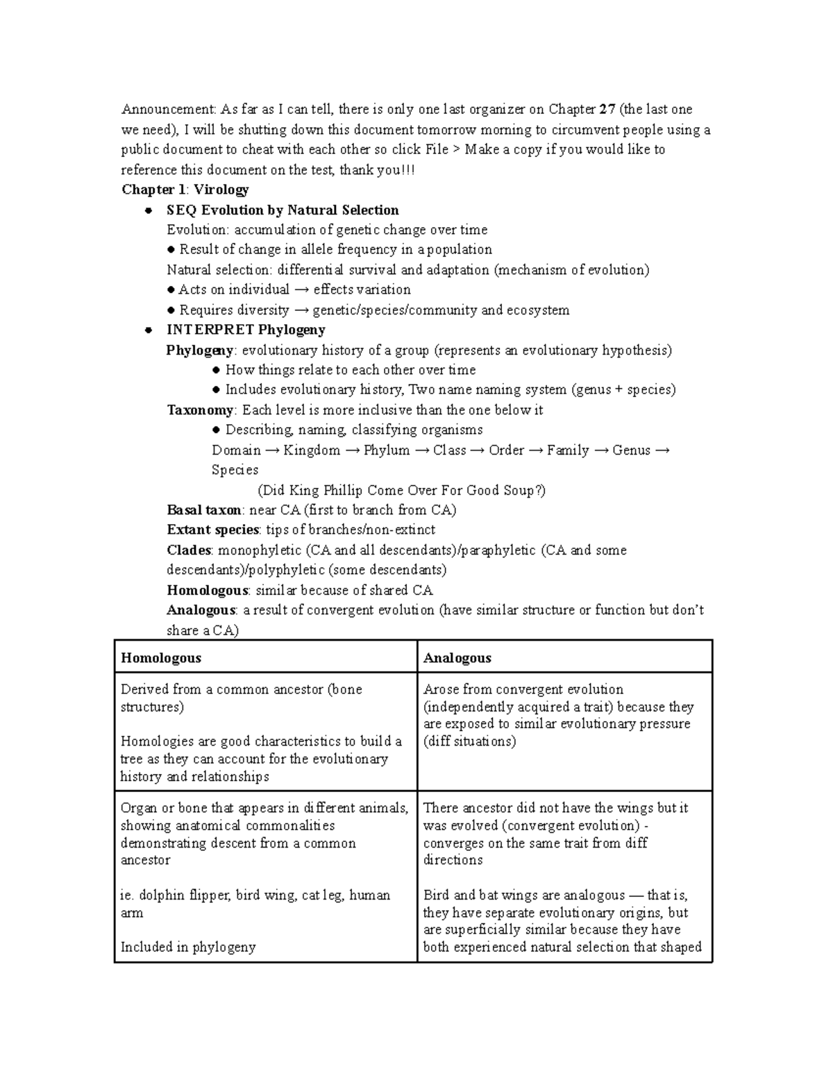 Open Organizer Masterdoc BIO116 4 - we need), I will be shutting down ...