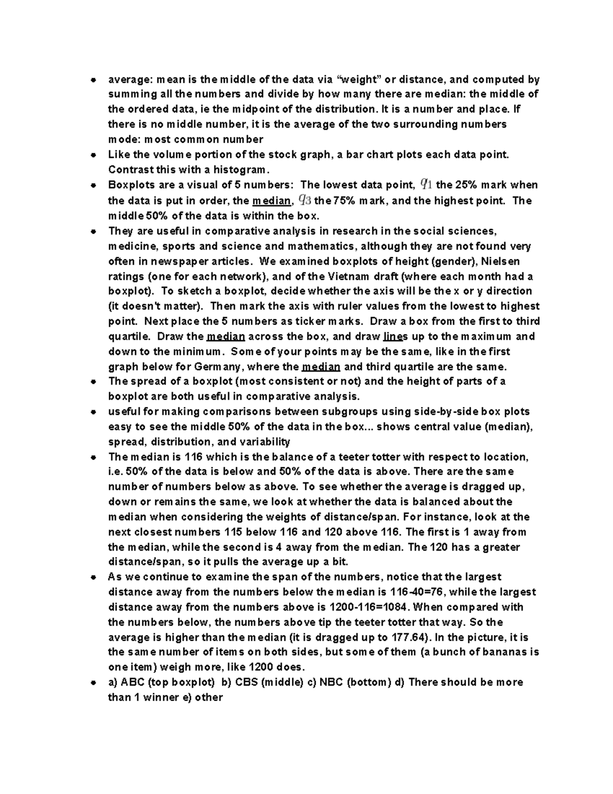 Math 1010 test review - This is a document of notes from my MAT 1010 ...