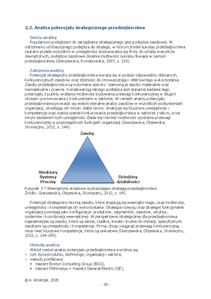 Zarzadzanie Strategiczne - 1 - © A. Grzelczak, 2020 1. Zarządzanie ...