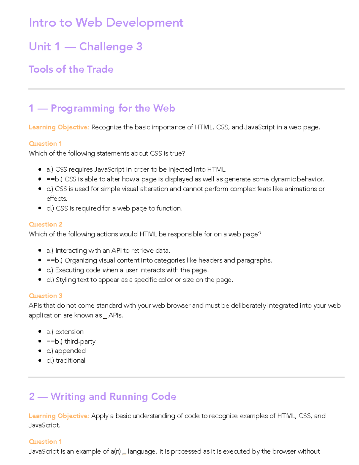 Unit1 Challenge 3 - Intro To Web Development Unit 1 — Challenge 3 Tools ...