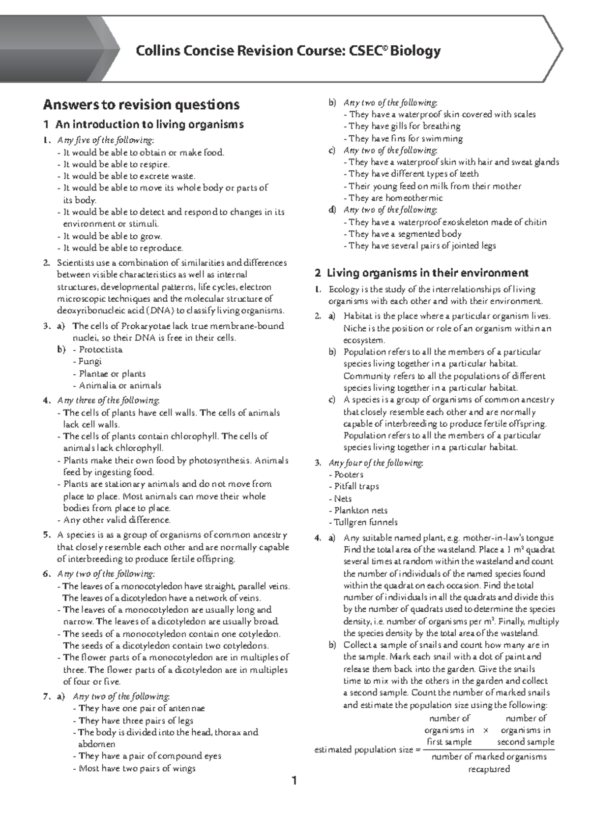 CSEC Biology Revision Guide Answers.indd (manish) (z-lib - Collins ...