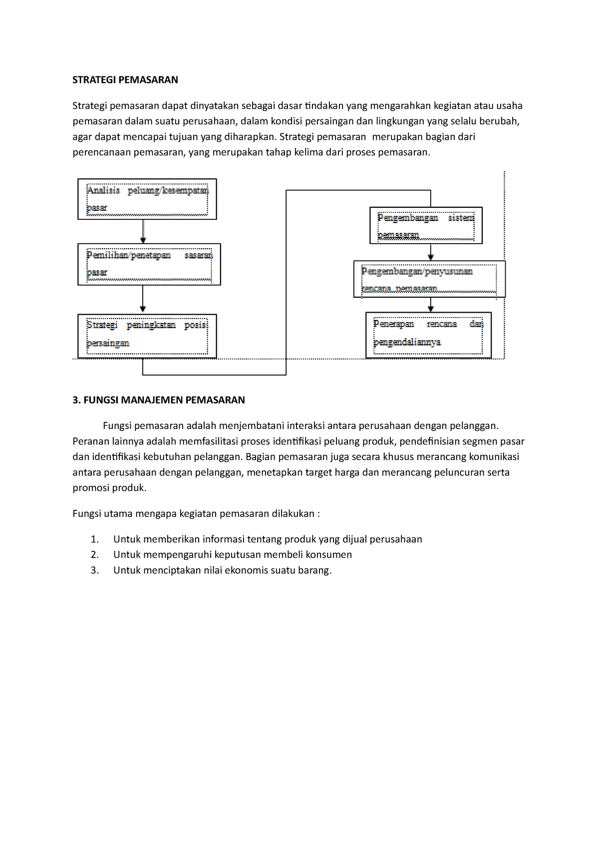 Strategi Pemasaran - STRATEGI PEMASARAN Strategi Pemasaran Dapat ...