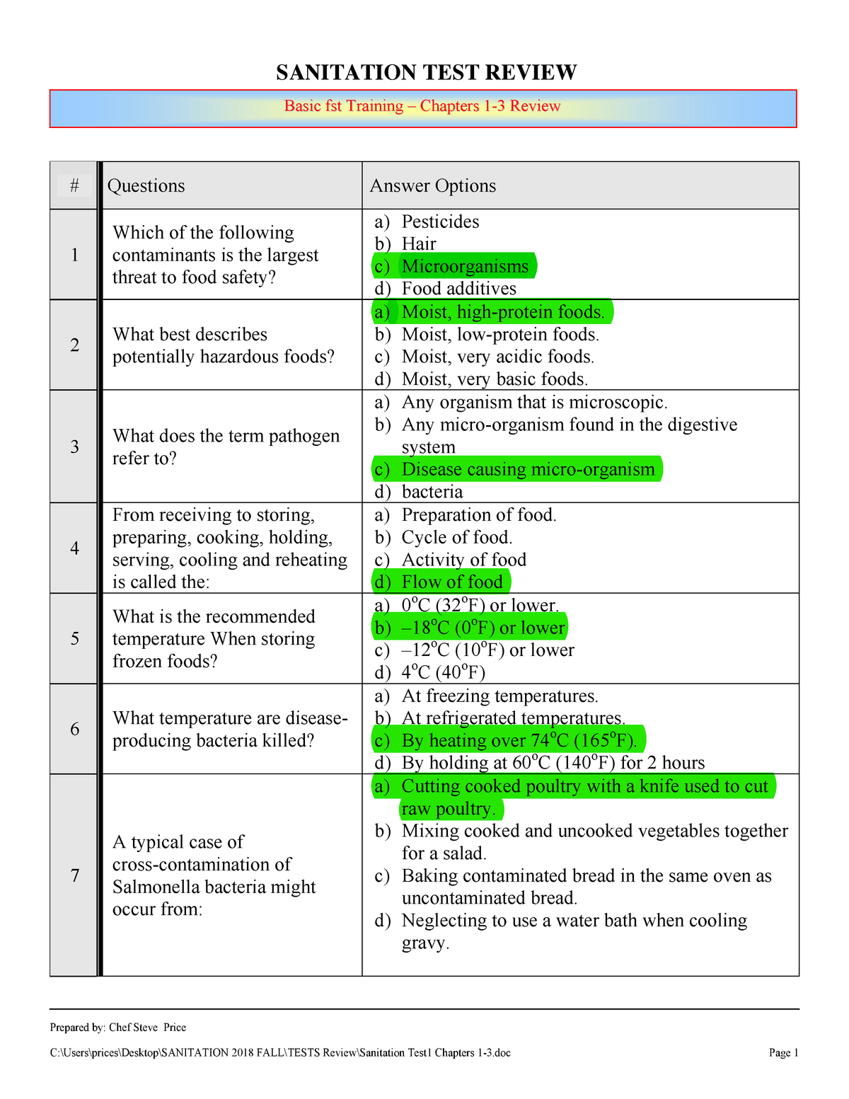 STCW_Test_-Answers_Report_Management Questions and answers., Exams Health  sciences